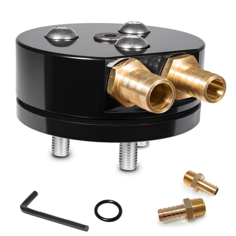 SMALLFATW Diesel Fuel Tank Sump Kit Dual-Port Integrated Return Compatible with Airdog FASS Cummins Duramax Powerstroke - Image 1